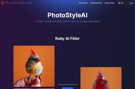PS2 AI Filter by PhotoStyleAI