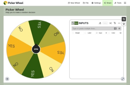 Picker Wheel