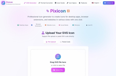Pixicon – 免费专业图标生成器