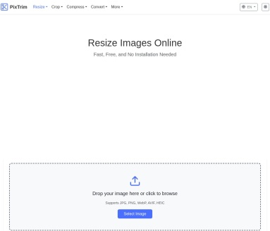 PixTrim（在线图片处理软件）