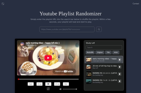 Youtube Playlist Randomizer