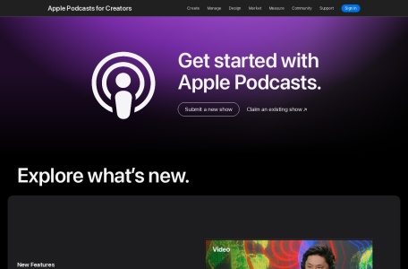 Apple Podcasts for Creators