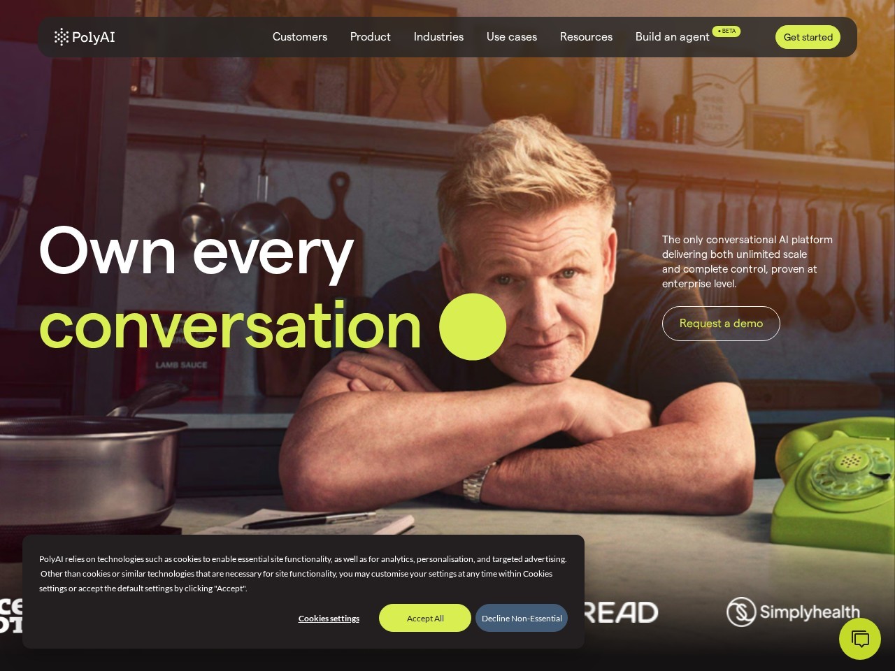 Poly.ai – 客户主导的对话助手