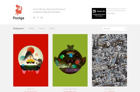 Poolga插画壁纸库