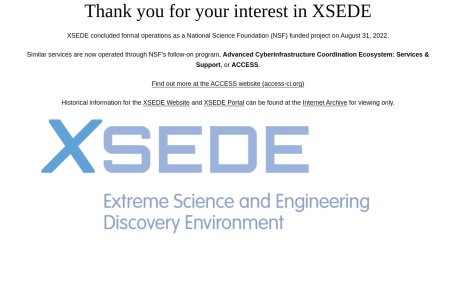 美国极限科学与工程挑战环境（XSEDE）