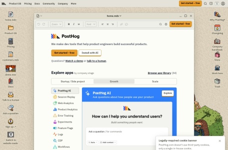 PostHog-我爱网址导航