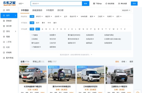 卡车之家报价库
