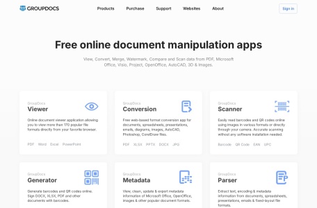 GROUPDOCS_免费在线Word编辑器