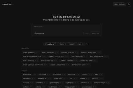 prompt.cafe
