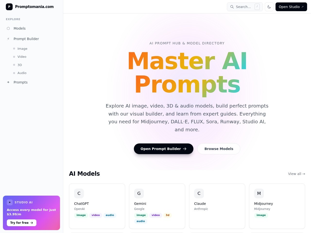 PromptoMANIA – AI 艺术社区