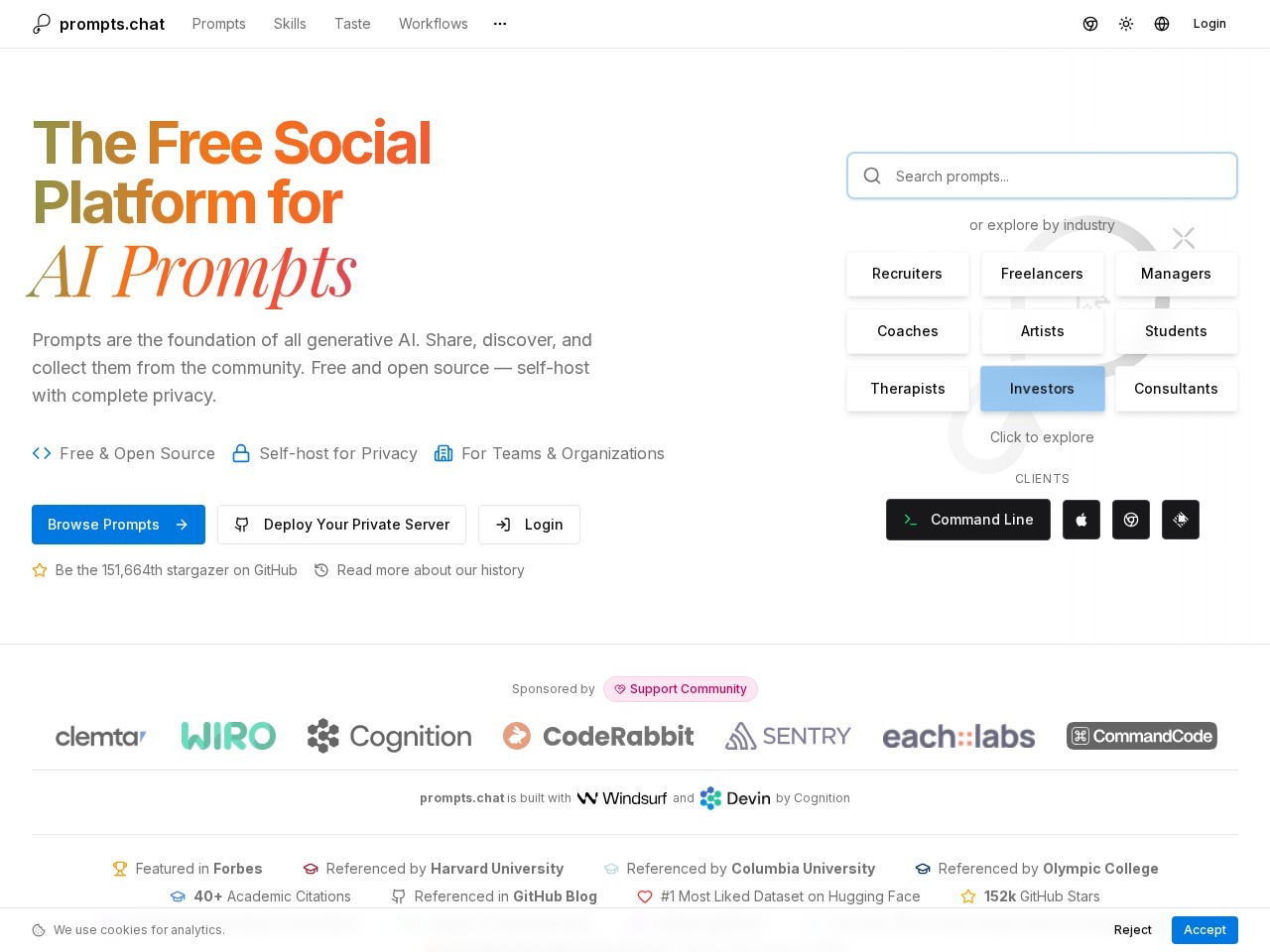 Awesome ChatGPT Prompts