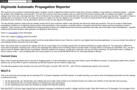 Digimode Automatic Propagation Reporter