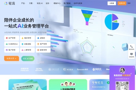 轻流 · 无代码系统搭建平台