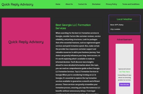 Quick Reply Advisory