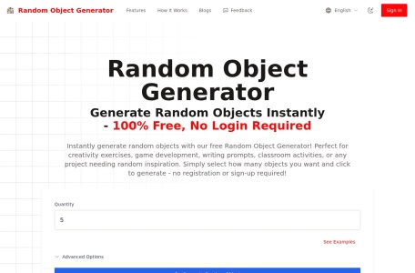 Random Object Generator