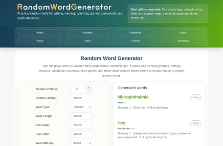 Random Word Generator