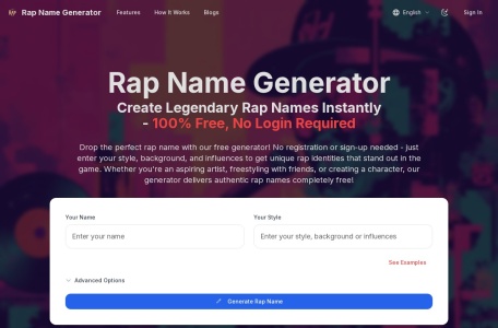 Rap Name Generator