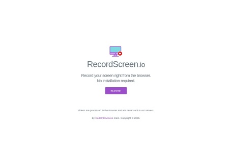 RecordScreen(在线录屏工具)