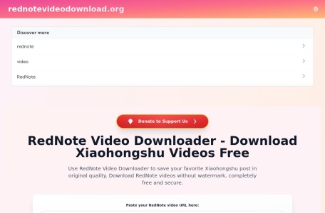 小红书去水印下载器 – 一键无水印保存视频/图片 | 免费高清下载