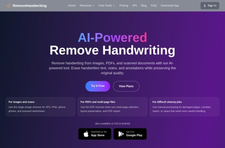 Handwriting Remover