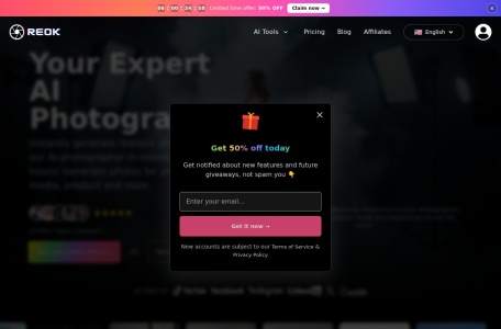REOK AI Headshot Studio
