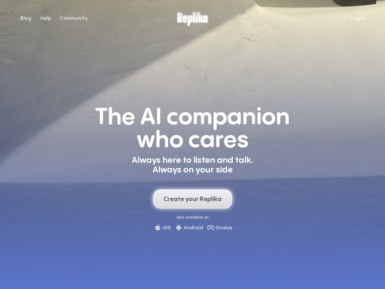 Replika – 一个广受欢迎的AI伴侣平台