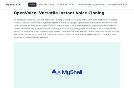 OpenVoice-我爱网址导航