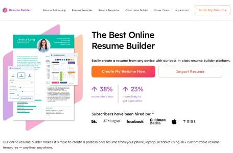 ResumeBuilder.com翻译站点