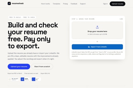 ResumeCheck