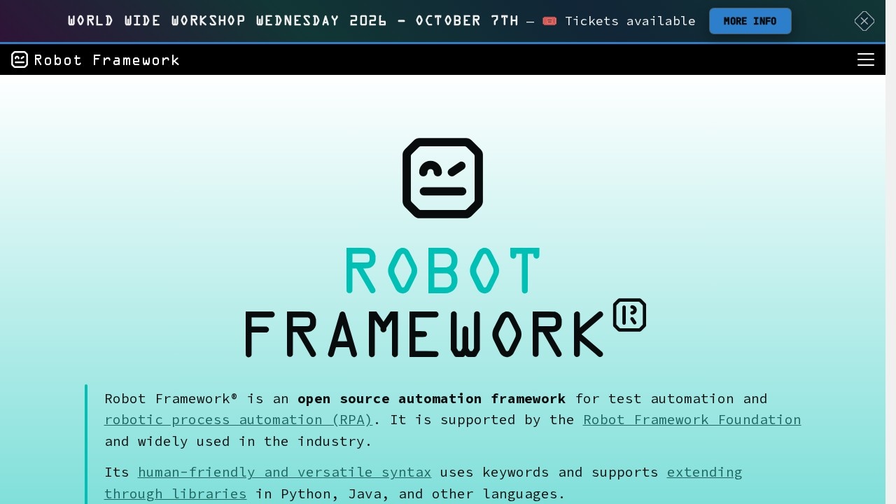 Robot Framework自动化…