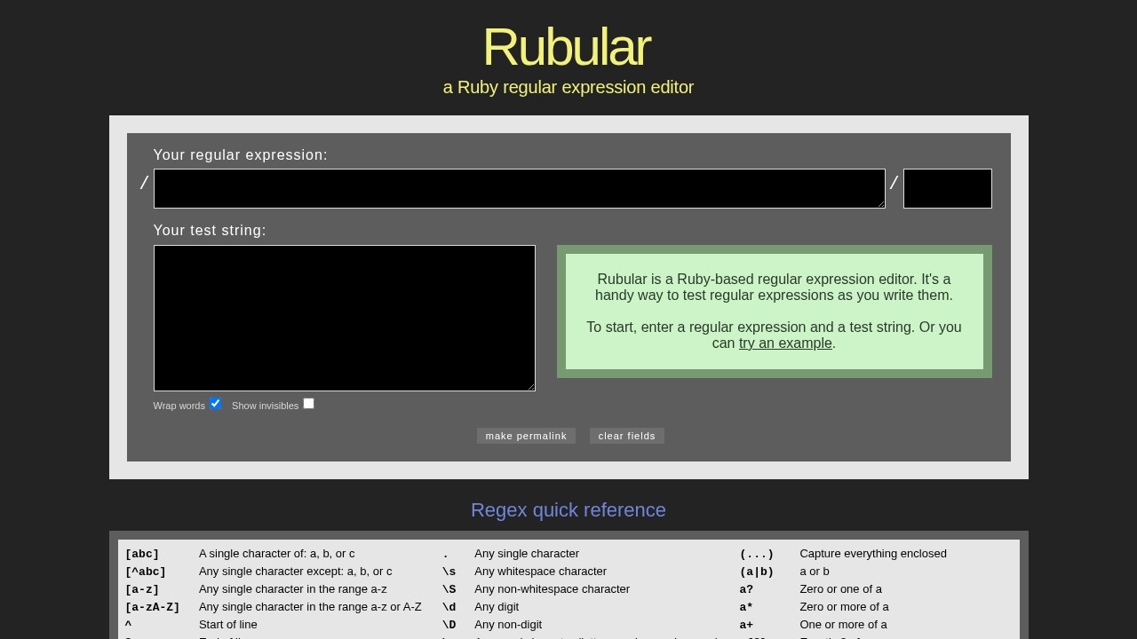 Rubular