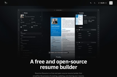Reactive Resume-我爱网址导航