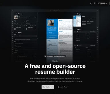 Reactive Resume