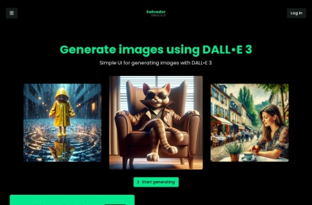 Salvador – DALL•E 3 UI