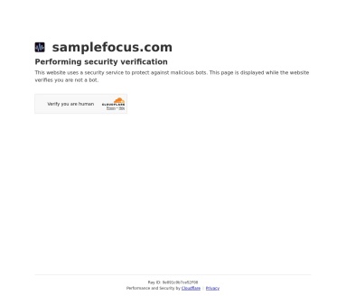 Sample Focus