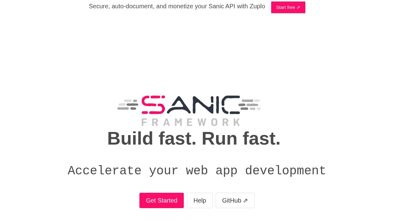 Sanic异步Python开发框架
