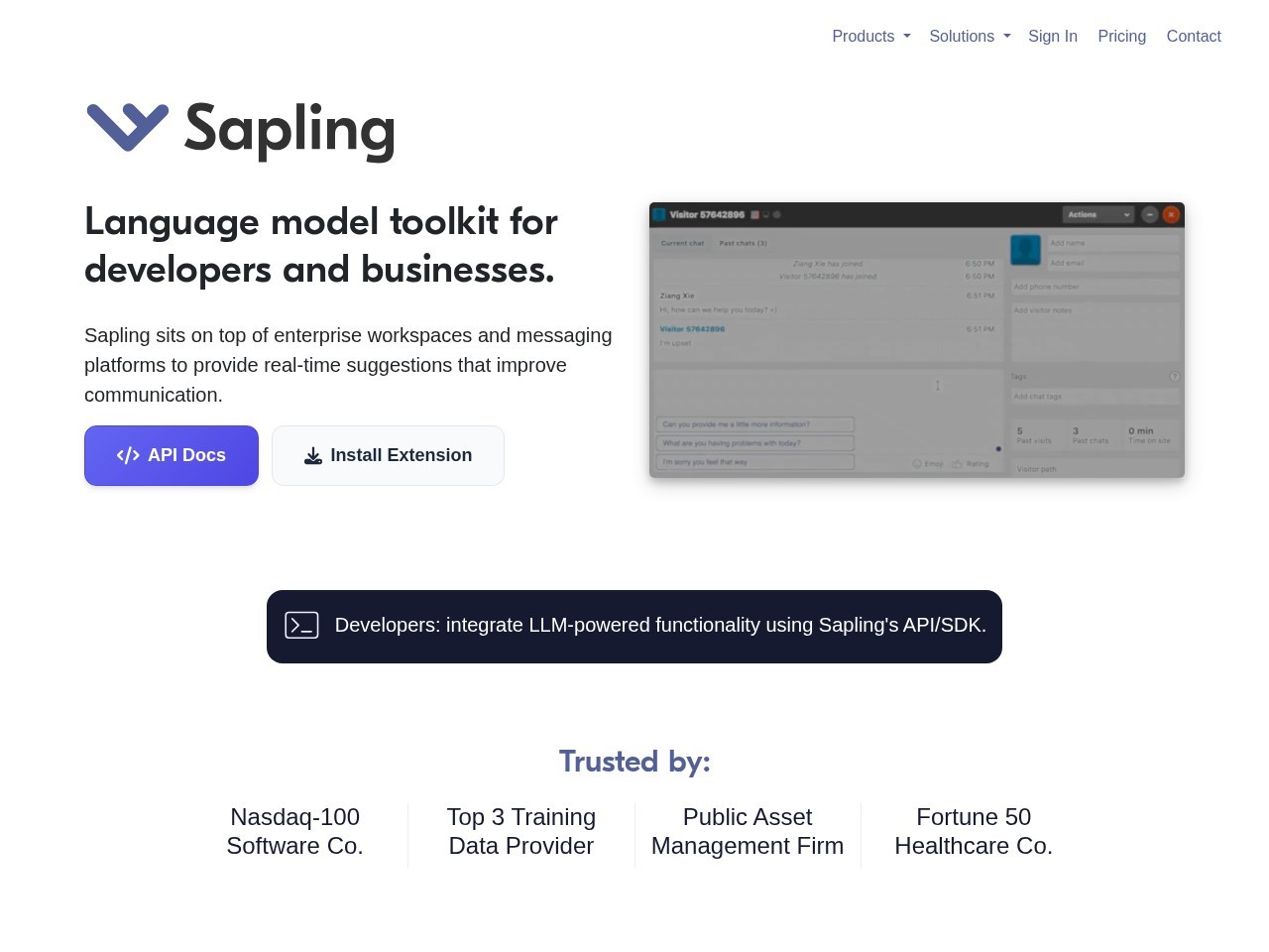 Sapling AI Content Detector