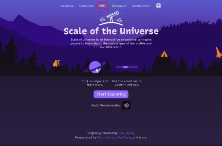Scale of the Universe