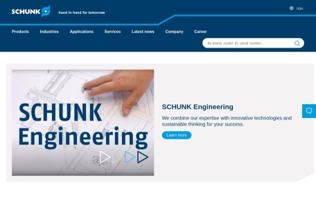 SCHUNK – 刀具和工件夹持、抓取技术与自动化领域的领先企业