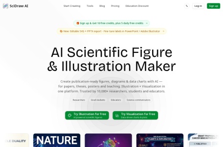 SciDraw AI 界面截图