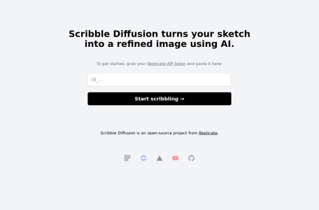 Scribble Diffusion AI草图转精致图像