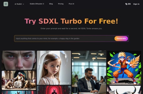 SDXL Turbo & Stable Diffusion 3 免费在线生成器