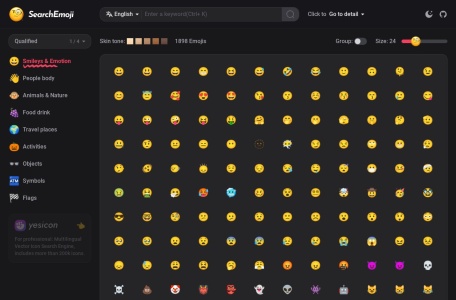 Search for Emoji