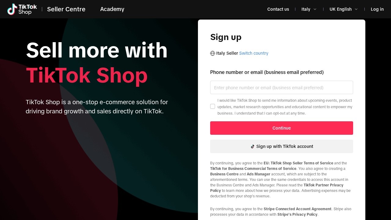 TikTok Shop·意大利