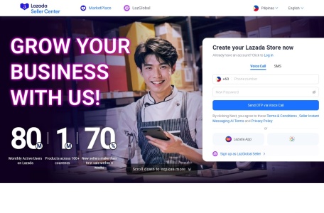 Lazada菲律宾后台