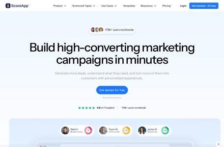 ScoreApp: Advanced Quiz Funnel Marketing | Quiz Software