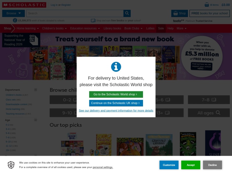 Scholastic UK Shop