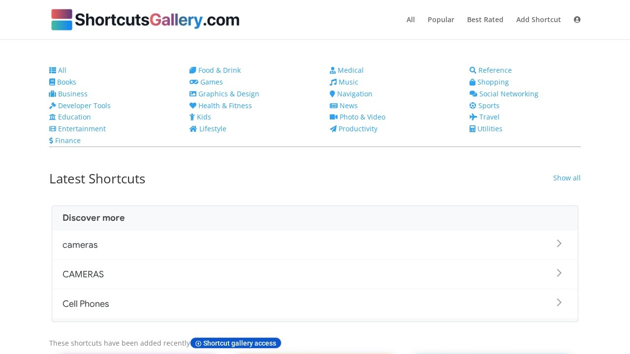 ShortcutsGallery.com