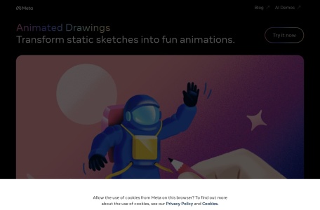 【AI动图】Animated Drawings – 动画绘图