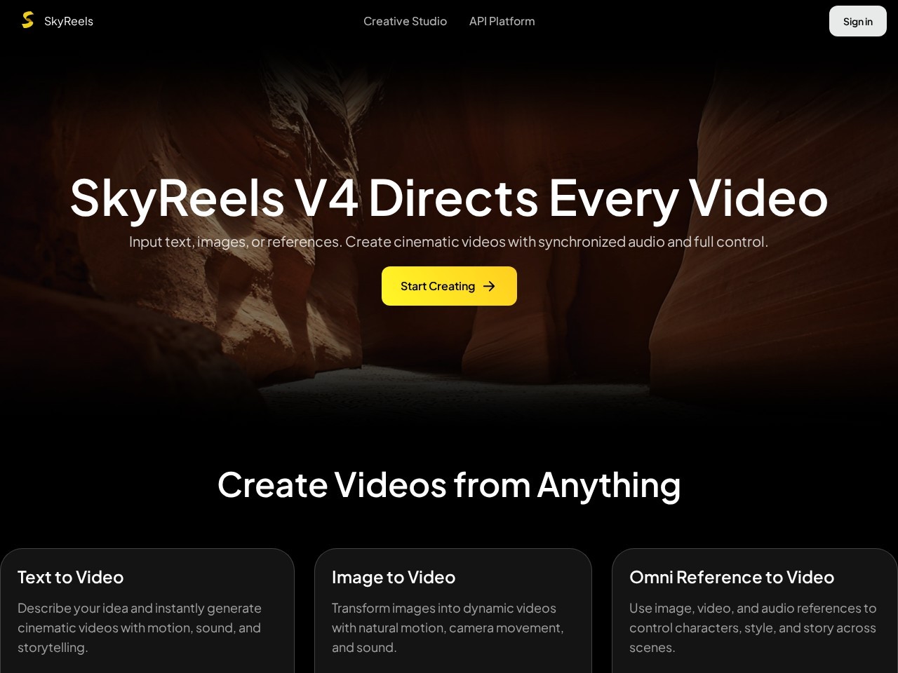 SkyReels官网 – 昆仑万维发布的AI短剧平台